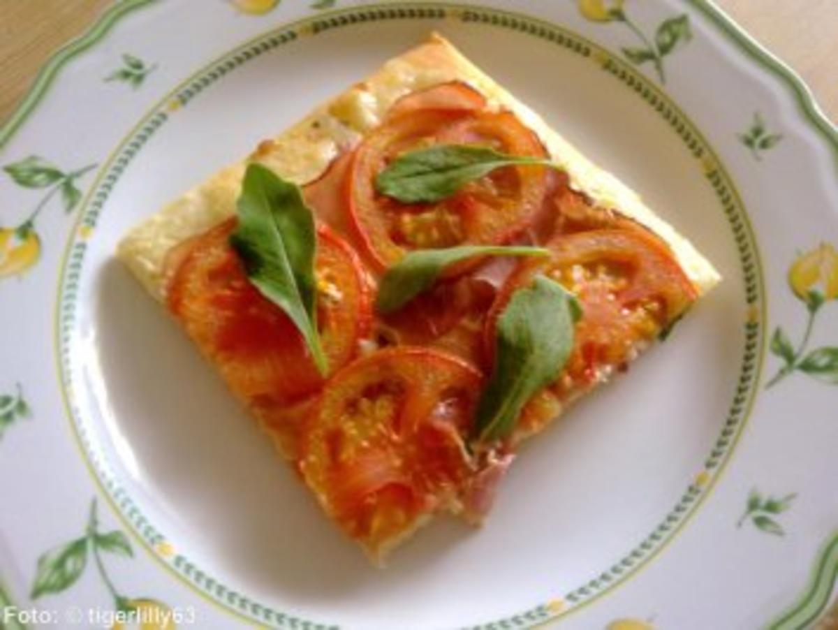 Pizzaecken mit Speck & Tomaten - Rezept - Bild Nr. 3