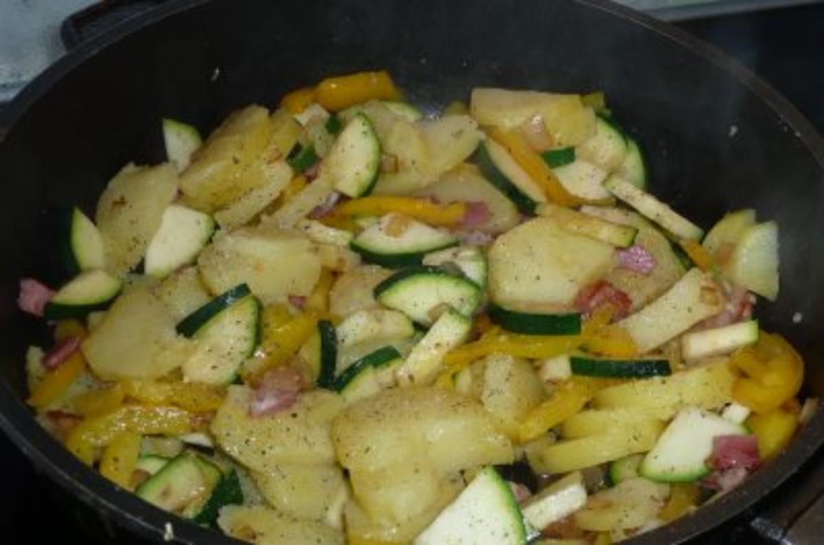 Pfannengericht: Kartoffel-Gemüsepfanne - Rezept - Bild Nr. 3