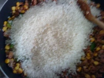 Rezept: Zwergi's bunte Reispfanne Bild Nr. 5 Zwergi's bunte Reispfanne - Rezept - Bild Nr. 5