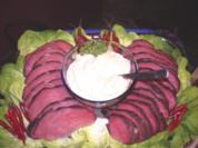 Fl/Rind: Kalter Braten " a la Roastbeef " - Rezept