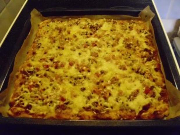 Hackfleischpizza Supereinfach Und Schnell Gemacht - Rezept Mit Bild ...