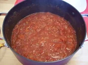 Makkaroniauflauf mit Tomatensoße - Rezept