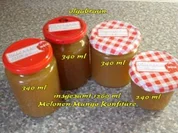 Melonen- Mango- Konfitüre - Rezept