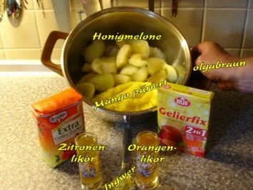 Melonen- Mango- Konfitüre - Rezept - Bild Nr. 2