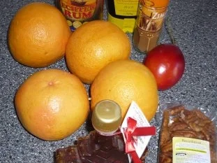 Marinierte Rosa Grapefruitfilets mit Pecannüssen und Tamarillo - Rezept - Bild Nr. 2