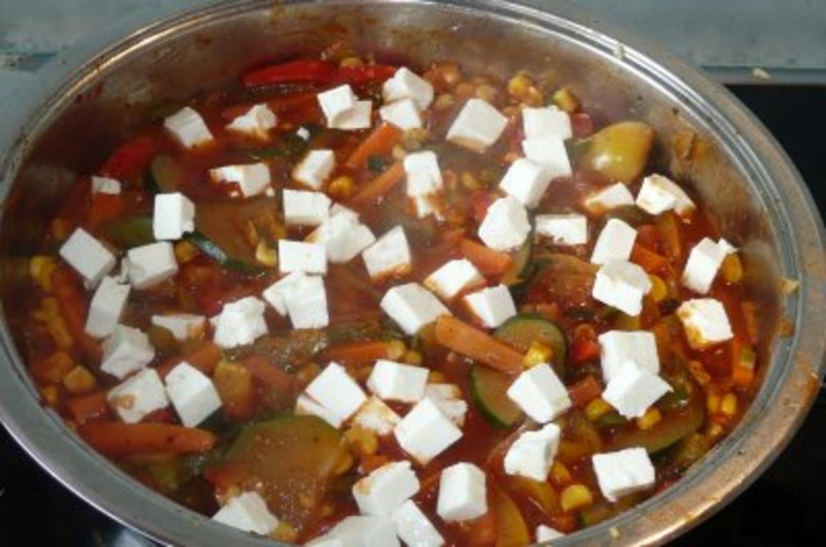 Pfannengericht: Gemüse mit Feta und Perlgraupen - Rezept - Bild Nr. 5