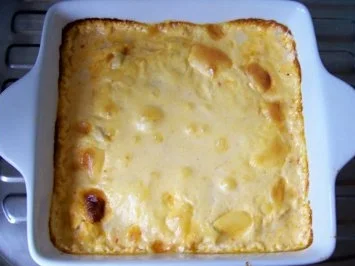 Rezept: Auflauf: Hähnchenbrust in Käse-Sahne-Sauce, überbacken Bild Nr. 4 Auflauf: Hähnchenbrust in Käse-Sahne-Sauce, überbacken - Rezept - Bild Nr. 4