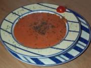 Pikante Tomatencreme Suppe - Rezept