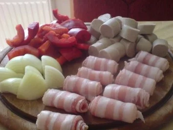 Bratwurstspieß - Rezept - Bild Nr. 3