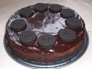 Doppel Schoko Käsekuchen mit Schokoladen Ganache - Rezept