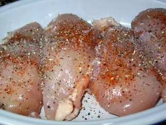 Ajvar-Hähnchenbrust unter der Käsehaube - Rezept - Bild Nr. 2