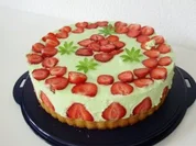 Erdbeer - Waldmeistertorte - Rezept
