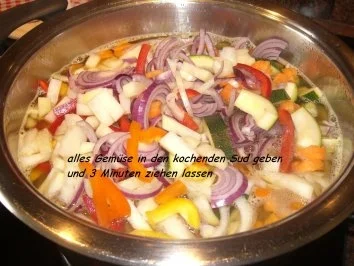 Rezept: Gemüse: SOMMERGEMÜSE.....süß-sauer eingelegt Bild Nr. 8 Gemüse: SOMMERGEMÜSE.....süß-sauer eingelegt - Rezept - Bild Nr. 8