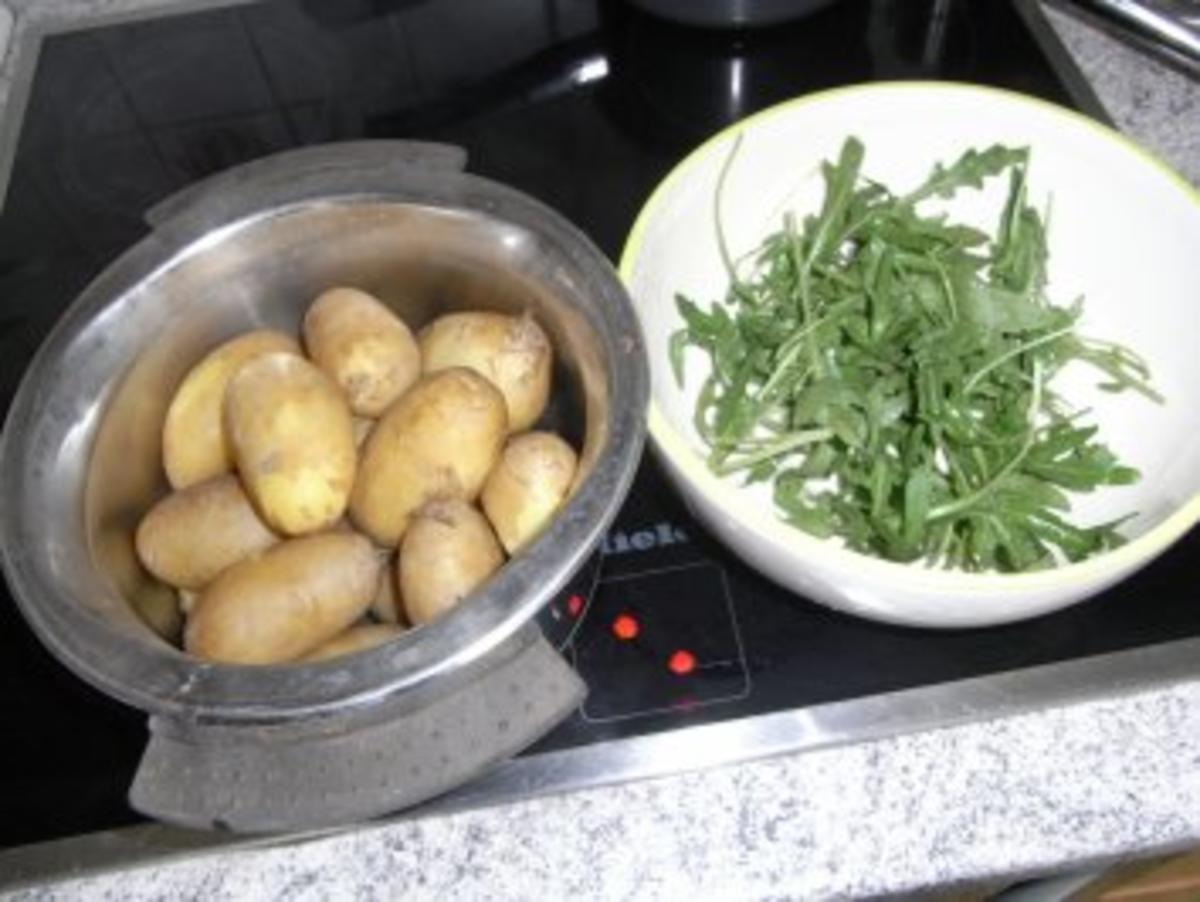 Kartoffelsalat mit Rucola - Rezept