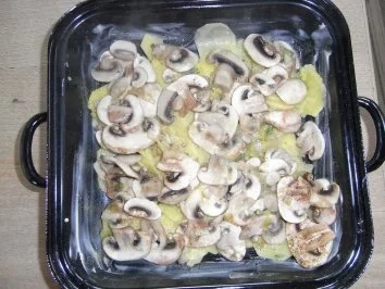 Auflauf mit Kartoffeln und Pilzen - Rezept - Bild Nr. 2