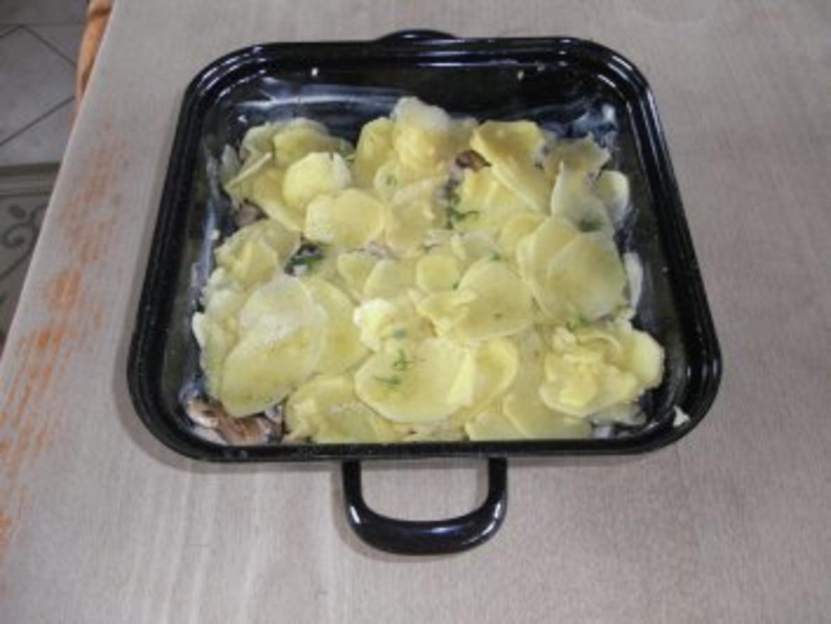 Auflauf mit Kartoffeln und Pilzen - Rezept - Bild Nr. 3