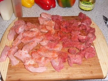 Rezept: Gulasch halb /halb Bild Nr. 2 Gulasch halb /halb - Rezept - Bild Nr. 2