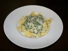 Tagliatelle mit Spinat-Gorgonzola-Soße - Rezept