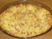 Auflauf herzhaft - Kartoffel - Hackfleisch - Gemüse - Auflauf - Rezept