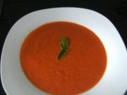 Vorsüppchen - Tomatencrem- Suppe - Rezept