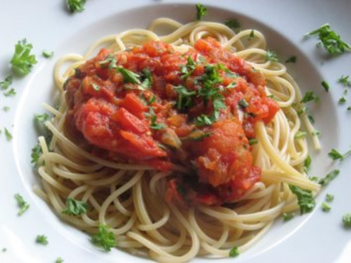 Spaghetti Arrabiata - Rezept mit Bild - kochbar.de