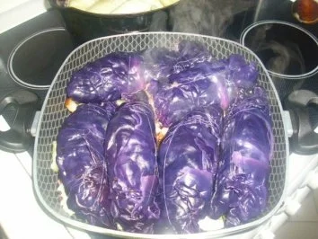 Rotkrautwickel mit Rinderfüllung - Rezept - Bild Nr. 5