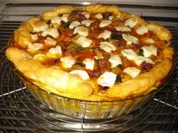 Gemüse - Quiche mit Gyros - Rezept