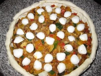 Gemüse - Quiche mit Gyros - Rezept - Bild Nr. 11