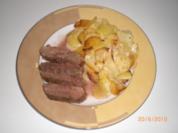 Entenbrust mit Rotweinsoße - Rezept