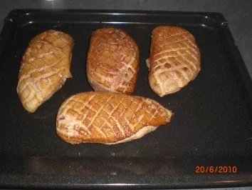 Rezept: Entenbrust mit Rotweinsoße Bild Nr. 5 Entenbrust mit Rotweinsoße - Rezept - Bild Nr. 5