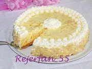 Mandarinen-Zitronen-Kühlschranktorte (mit Frischkäse) - Rezept