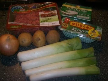 Rezept: Eintopf - Hackfleisch Käsesuppe mit Lauch Bild Nr. 2 Eintopf - Hackfleisch Käsesuppe mit Lauch - Rezept - Bild Nr. 2