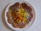 Zitronen-Holunderblüten-Waffeln - Rezept