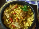Paella-Nudeln - Rezept