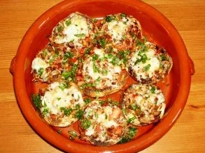 Rezept: Tapas – Überbackene Pilze Tapas – Überbackene Pilze - Rezept