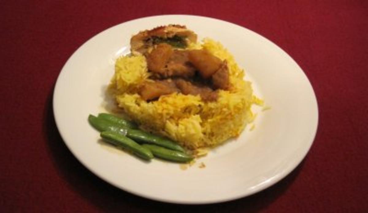 Naalems Chicken Curry mit Safran-Basmatireis - Rezept