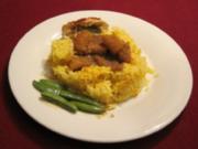 Naalems Chicken Curry mit Safran-Basmatireis - Rezept