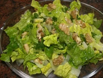 Salatbar:  ROMANA - SALAT - HERZEN - Rezept