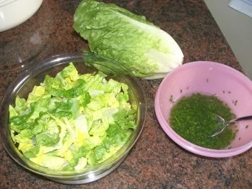 Salatbar:  ROMANA - SALAT - HERZEN - Rezept - Bild Nr. 2