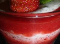 Rezept: QUARK - MOHN - SCHAUM MIT ERDBEERSAUCE Bild Nr. 2 QUARK - MOHN - SCHAUM MIT ERDBEERSAUCE - Rezept - Bild Nr. 2