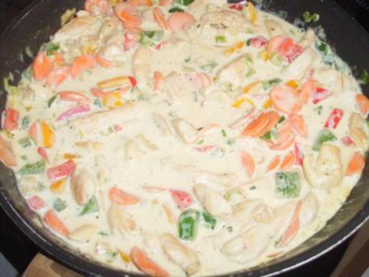 Rezept: "Buntes Huhngeschnibbeltes" Bild Nr. 3 "Buntes Huhngeschnibbeltes" - Rezept - Bild Nr. 3