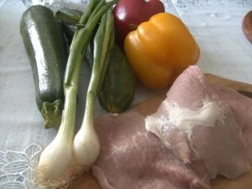 Geschnetzeltes  im Nudelbett - Rezept - Bild Nr. 2