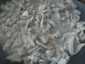 Geschnetzeltes  im Nudelbett - Rezept - Bild Nr. 5