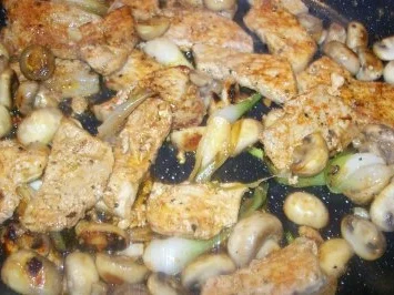 Fleisch - Pilzpfanne - Rezept - Bild Nr. 7