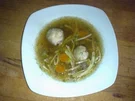 Rindfleischsuppe mit Marklössen und Einlage - Rezept