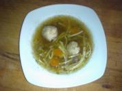 Rindfleischsuppe mit Marklössen und Einlage - Rezept