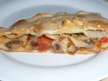 Champignon-Calzone - Rezept