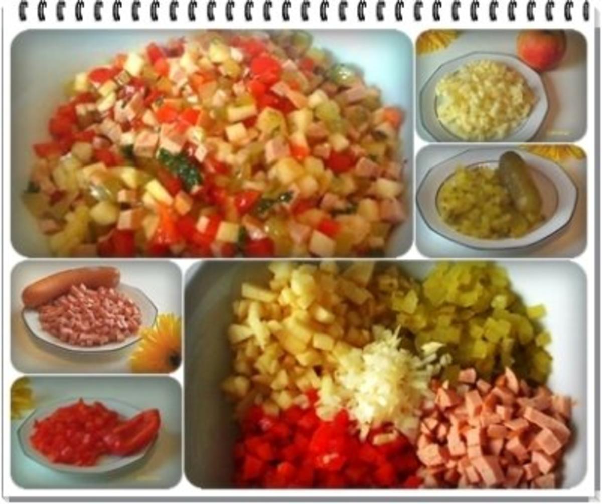 Salat:  Schinkenwurst-Salat mit Paprika - Rezept - Bild Nr. 12