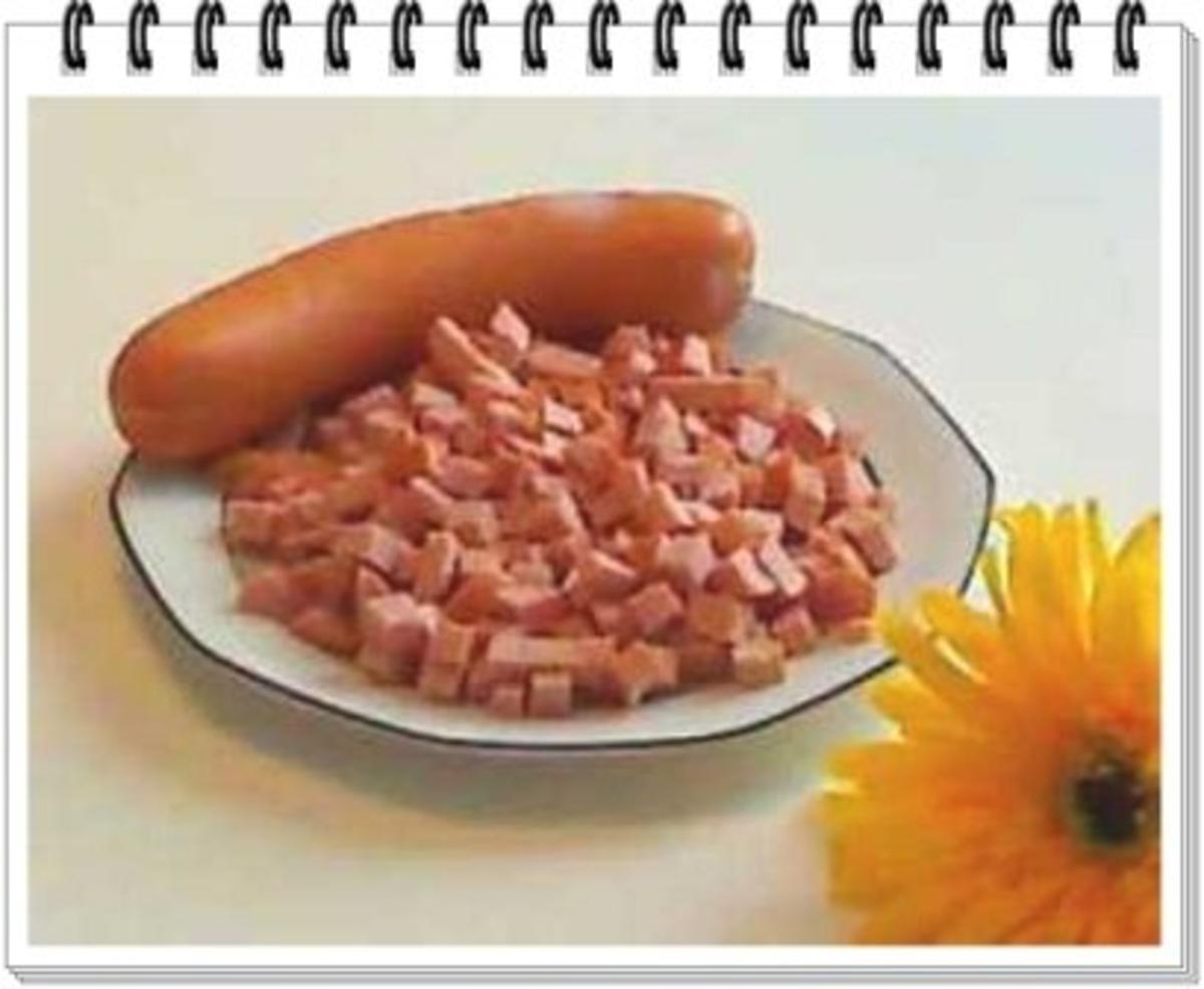 Salat:  Schinkenwurst-Salat mit Paprika - Rezept - Bild Nr. 6