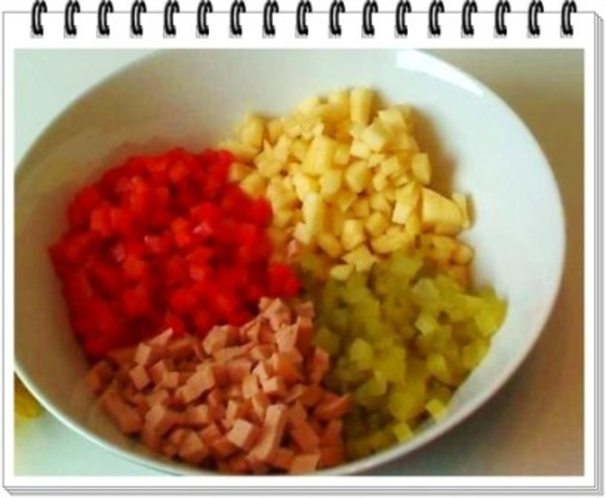 Salat:  Schinkenwurst-Salat mit Paprika - Rezept - Bild Nr. 11